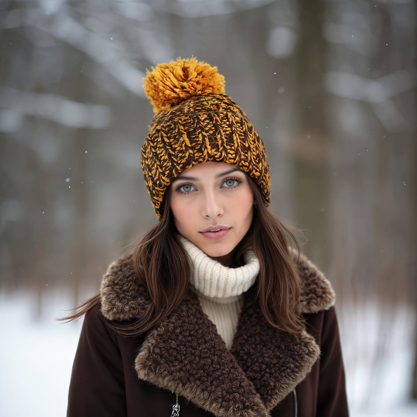 CHUNKY POM HAT
